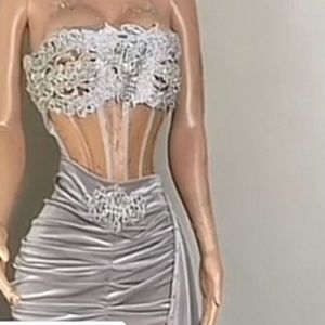 CUSTOM Silver Diamond Two Piece Set